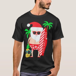 Kerst in juli Costume Clothing Santa Sur T-shirt