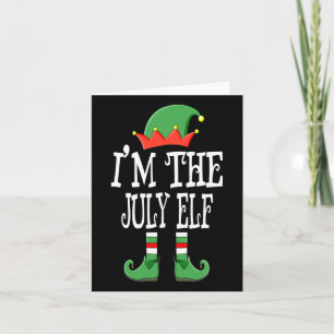 Kerst in juli Elf Groep Matching Familie Christus Kaart