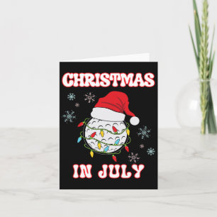 Kerst in juli Golf Fan Xmas Zomer Vrouwen Mannen K Kaart