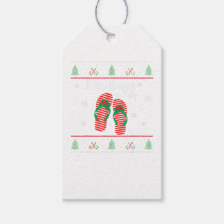 Kerst in juli Lelijke kerst Zomer Gift labels Cadeaulabel