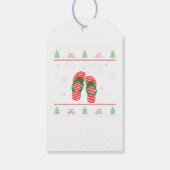 Kerst in juli Lelijke kerst Zomer Gift labels Cadeaulabel (Achterkant)