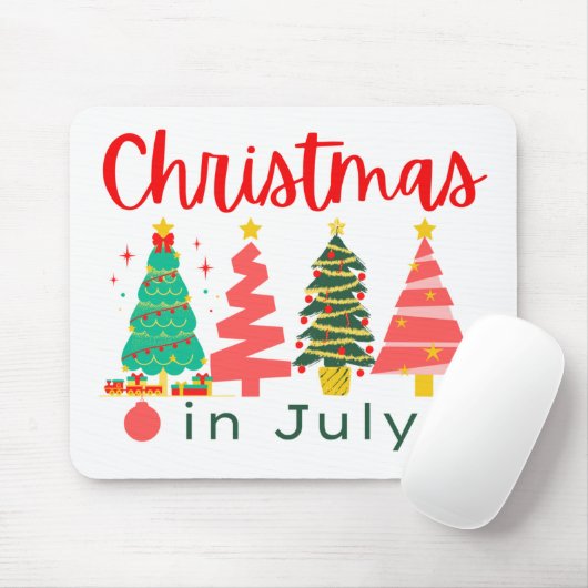 kerst in juli muismat (Met muis)