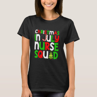 Kerst in juli Nurse Squad Summer RN Nursing T-shirt