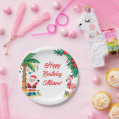 Kerst-in-juli papieren bord (Feest)