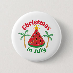 KERST IN JULI RONDE BUTTON 5,7 CM