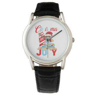 Kerst in juli Roze Flamingo Funny Xmas Mannen Wom Horloge
