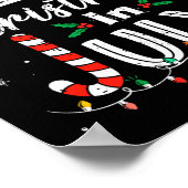 Kerst in juli Santa Hat Funny Xmas Mannen Vrouwen Poster (Hoek)