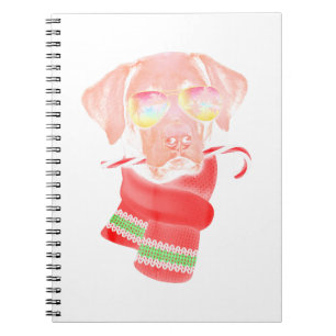Kerst in juli Shirt Labrador Sunbril Dog Notitieboek