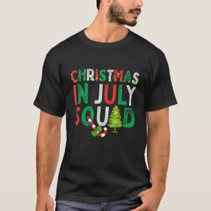 Kerst in juli Squad Funny Xmas Mannen Vrouwen Kind T-shirt