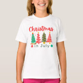 kerst in juli t-shirt (Voorkant)
