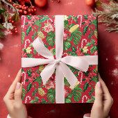 Kerst in juli Tropisch patroon Cadeaupapier