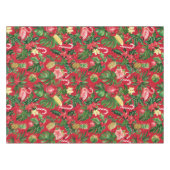 Kerst in juli Tropisch patroon Tafelkleed (Voorkant (Horizontaal))