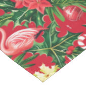 Kerst in juli Tropisch patroon Tafelkleed (Gekanteld)