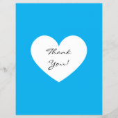Kerst-in-juli-uitverkoop Sieraden Blauw Witte Hart Flyer (Achterkant)