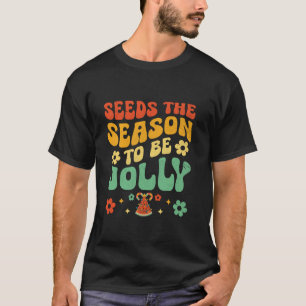 Kerst in juli Watermeloen Kerstboom Licht T-shirt