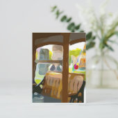 Kerst in Key West Feestdagenkaart (Staand voorkant)