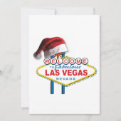 Kerst in Las Vegas Feestdagenkaart (Voorkant)