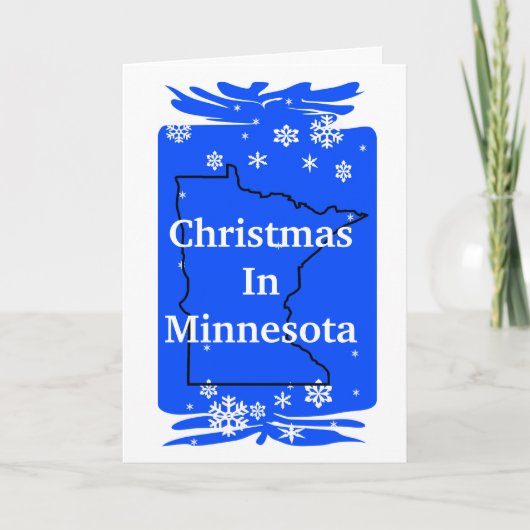 Kerst in Minnesota Kerst Kaart aanpassen! (Voorkant)