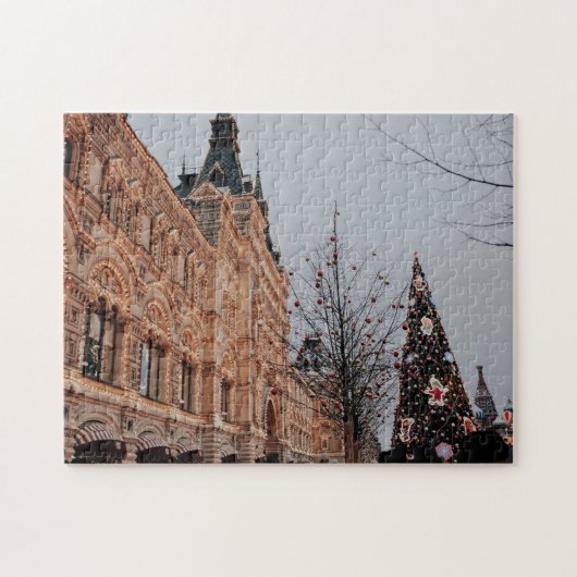 Kerst in moskou - puzzel legpuzzel (Horizontaal)