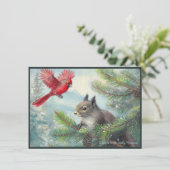 Kerst in NC-All gaat naar orkaan Helene Feestdagenkaart (Staand voorkant)