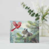 Kerst in NC-All gaat naar orkaan Helene Feestdagenkaart (Staand voorkant)