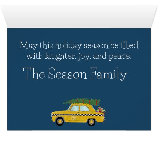 Kerst in New York City (Binenzijde Horizontaal (Onderkant))