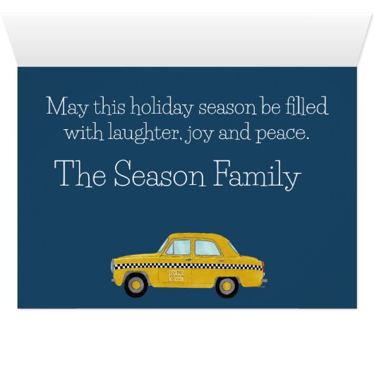 Kerst in New York City  (Binenzijde Horizontaal (Onderkant))