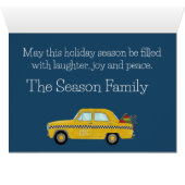 Kerst in New York City  (Binenzijde Horizontaal (Onderkant))