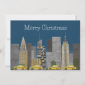 Kerst in New York City Feestdagenkaart (Voorkant)