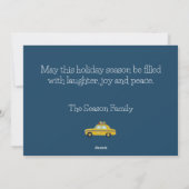 Kerst in New York City  Feestdagenkaart (Achterkant)