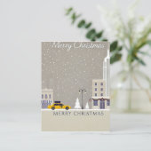 Kerst in New York City | Iconisch standbeeld Big A Briefkaart (Staand voorkant)