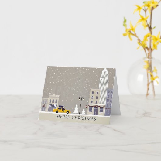 Kerst in New York City | Iconisch standbeeld Big A Kaart (Gele Bloem)