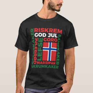 Kerst in Noorwegen Shirt met lange mouwen Jul Nors