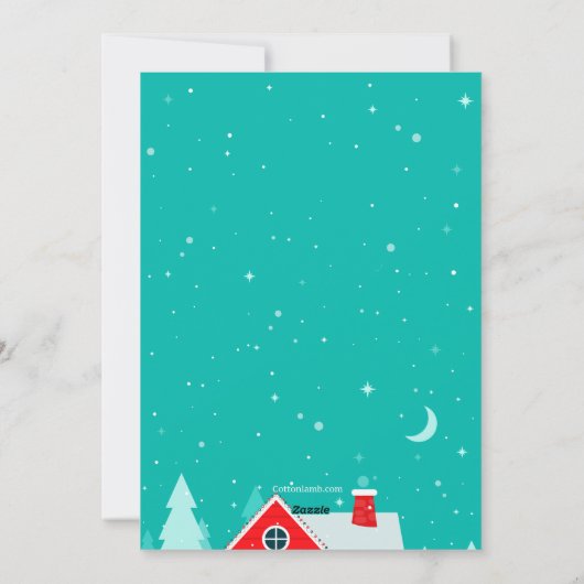 Kerst in onze nieuwe Kaart (Achterkant)