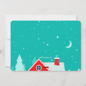 Kerst in onze nieuwe vakantiekaart feestdagenkaart (Achterkant)