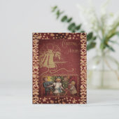 Kerst in Oostenrijk Vintage Briefkaart (Staand voorkant)