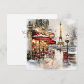 Kerst in Parijs vakantie Kaart (Voorkant / Achterkant)