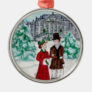 Kerst in Pemberley Metalen Ornament