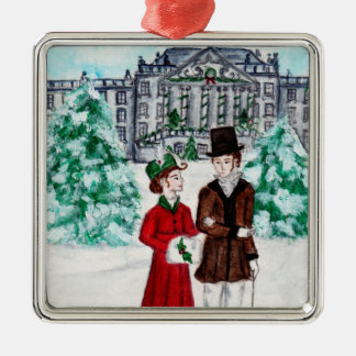 Kerst in Pemberley Metalen Ornament