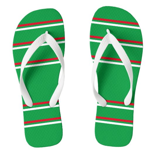 Kerst in San Diego Paar Teenslippers (Voetbed)