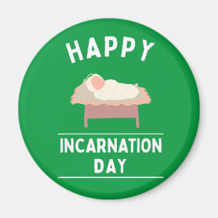 Kerst Incarnatie Dag Magnet