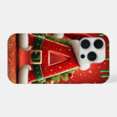 Kerst Initiaal A Voor Kerstcadeaus iPhone Hoesje (Achterkant horizontaal)