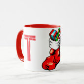 Kerst Initiaal Mok (Voorkant links)