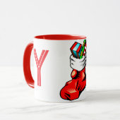 Kerst Initiaal Mok (Voorkant links)