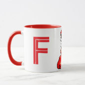 Kerst Initiaal Mok (Links)