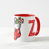 Kerst Initiaal Mok (Voorkant rechts)