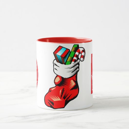 Kerst Initiaal Mok (Midden)