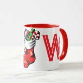 Kerst Initiaal Mok (Voorkant rechts)