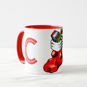 Kerst Initiaal Mok