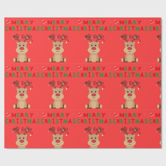 Kerst inpakpapier Aanpasbaar (Vlak)